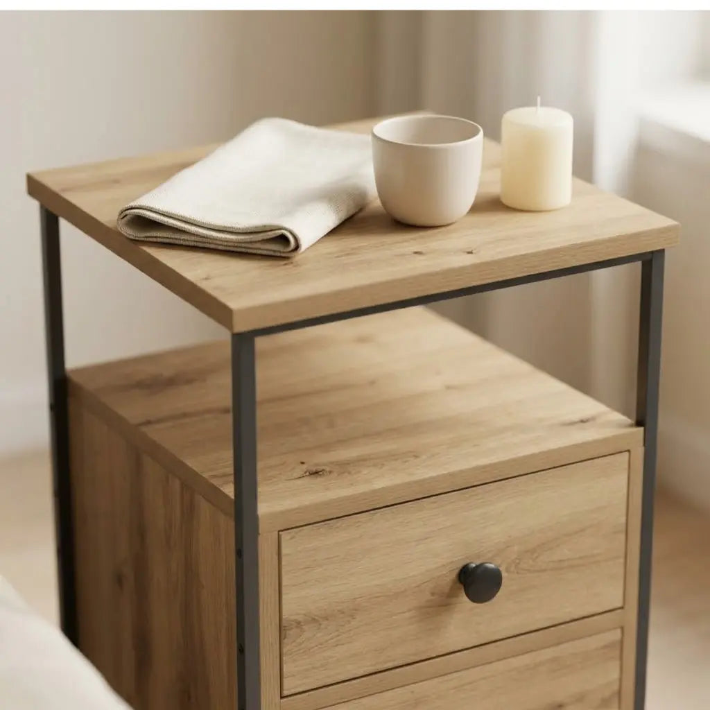 Table de chevet bois